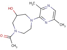 1-acetyl-4-(3,6-dimethyl-2-pyrazinyl)-1,4-diazepan-6-ol