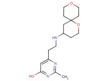 6-[2-(1,9-dioxaspiro[5.5]undec-4-ylamino)ethyl]-2-methylpyrimidin-4-ol