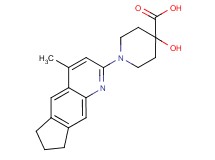 4-hydroxy-1-(4-methyl-7,8-dihydro-6H-cyclopenta[g]quinolin-2-yl)piperidine-4-carboxylic acid