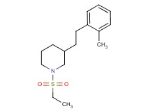 1-(ethylsulfonyl)-3-[2-(2-methylphenyl)ethyl]piperidine