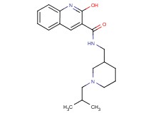 2-hydroxy-N-[(1-isobutyl-3-piperidinyl)methyl]-3-quinolinecarboxamide