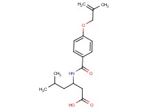 5-methyl-3-({4-[(2-methylprop-2-en-1-yl)oxy]benzoyl}amino)hexanoic acid
