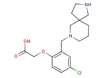 [4-chloro-2-(2,7-diazaspiro[4.5]dec-7-ylmethyl)phenoxy]acetic acid