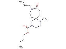 butyl 9-allyl-1-methyl-10-oxo-1,4,9-triazaspiro[5.6]dodecane-4-carboxylate