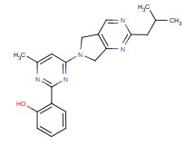 2-[4-(2-isobutyl-5,7-dihydro-6H-pyrrolo[3,4-d]pyrimidin-6-yl)-6-methylpyrimidin-2-yl]phenol
