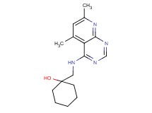 1-{[(5,7-dimethylpyrido[2,3-d]pyrimidin-4-yl)amino]methyl}cyclohexanol