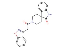 1'-(1,2-benzisoxazol-3-ylacetyl)spiro[indole-3,4'-piperidin]-2(1H)-one