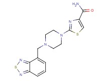 2-[4-(2,1,3-benzothiadiazol-4-ylmethyl)piperazin-1-yl]-1,3-thiazole-4-carboxamide