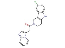 8-chloro-2-(imidazo[1,2-a]pyridin-3-ylacetyl)-2,3,4,5-tetrahydro-1H-pyrido[4,3-b]indole