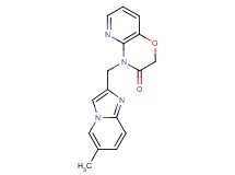 4-[(6-methylimidazo[1,2-a]pyridin-2-yl)methyl]-2H-pyrido[3,2-b][1,4]oxazin-3(4H)-one