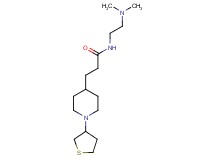 N-[2-(dimethylamino)ethyl]-3-[1-(tetrahydro-3-thienyl)-4-piperidinyl]propanamide