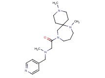 2-(3,7-dimethyl-3,7,11-triazaspiro[5.6]dodec-11-yl)-N-methyl-2-oxo-N-(pyridin-4-ylmethyl)ethanamine