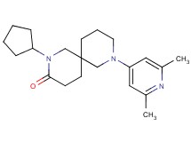 2-cyclopentyl-8-(2,6-dimethyl-4-pyridinyl)-2,8-diazaspiro[5.5]undecan-3-one