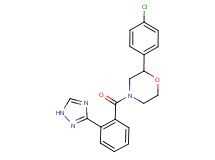 2-(4-chlorophenyl)-4-[2-(1H-1,2,4-triazol-3-yl)benzoyl]morpholine