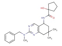 N-{2-[benzyl(methyl)amino]-7,7-dimethyl-5,6,7,8-tetrahydroquinazolin-5-yl}-1-hydroxycyclopentanecarboxamide
