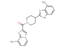 4-methyl-2-{1-[(8-methylimidazo[1,2-a]pyridin-2-yl)carbonyl]-4-piperidinyl}-1H-benzimidazole