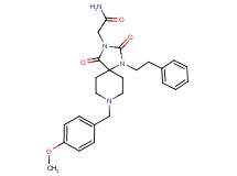 2-[8-(4-methoxybenzyl)-2,4-dioxo-1-(2-phenylethyl)-1,3,8-triazaspiro[4.5]dec-3-yl]acetamide