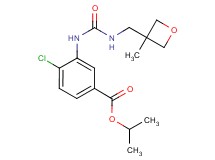isopropyl 4-chloro-3-[({[(3-methyloxetan-3-yl)methyl]amino}carbonyl)amino]benzoate