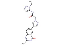 N-(1-ethyl-1H-pyrazol-5-yl)-2-[4-(2-methyl-4-oxo-3,4-dihydroquinazolin-6-yl)-1H-pyrazol-1-yl]acetamide