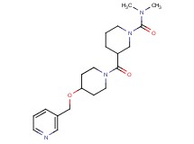 N,N-dimethyl-3-{[4-(3-pyridinylmethoxy)-1-piperidinyl]carbonyl}-1-piperidinecarboxamide