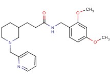 N-(2,4-dimethoxybenzyl)-3-[1-(2-pyridinylmethyl)-3-piperidinyl]propanamide