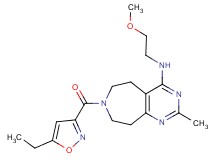7-[(5-ethylisoxazol-3-yl)carbonyl]-N-(2-methoxyethyl)-2-methyl-6,7,8,9-tetrahydro-5H-pyrimido[4,5-d]azepin-4-amine