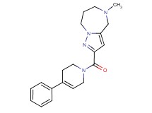 5-methyl-2-[(4-phenyl-3,6-dihydropyridin-1(2H)-yl)carbonyl]-5,6,7,8-tetrahydro-4H-pyrazolo[1,5-a][1,4]diazepine