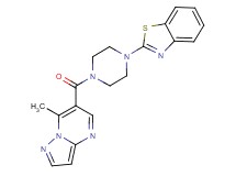 6-{[4-(1,3-benzothiazol-2-yl)-1-piperazinyl]carbonyl}-7-methylpyrazolo[1,5-a]pyrimidine