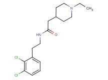 N-[2-(2,3-dichlorophenyl)ethyl]-2-(1-ethyl-4-piperidinyl)acetamide