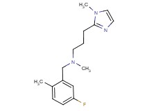 (5-fluoro-2-methylbenzyl)methyl[3-(1-methyl-1H-imidazol-2-yl)propyl]amine