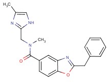 2-benzyl-N-methyl-N-[(4-methyl-1H-imidazol-2-yl)methyl]-1,3-benzoxazole-5-carboxamide