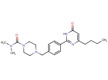 4-[4-(4-butyl-6-oxo-1,6-dihydropyrimidin-2-yl)benzyl]-N,N-dimethylpiperazine-1-carboxamide