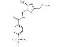 4-(aminosulfonyl)-N-{[2-(methoxymethyl)-4-methyl-1,3-thiazol-5-yl]methyl}benzamide