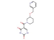 5-{[3-(3-pyridinylmethoxy)-1-piperidinyl]carbonyl}-2,4(1H,3H)-pyrimidinedione