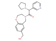 {4-[3-pyridinyl(1-pyrrolidinyl)acetyl]-2,3,4,5-tetrahydro-1,4-benzoxazepin-7-yl}methanol