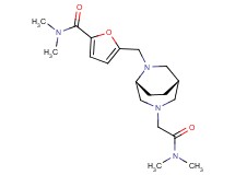 5-({(1S*,5R*)-3-[2-(dimethylamino)-2-oxoethyl]-3,6-diazabicyclo[3.2.2]non-6-yl}methyl)-N,N-dimethyl-2-furamide