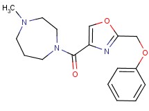 1-methyl-4-{[2-(phenoxymethyl)-1,3-oxazol-4-yl]carbonyl}-1,4-diazepane