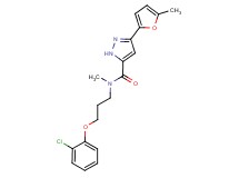 N-[3-(2-chlorophenoxy)propyl]-N-methyl-3-(5-methyl-2-furyl)-1H-pyrazole-5-carboxamide