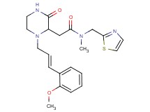 2-{1-[(2E)-3-(2-methoxyphenyl)-2-propen-1-yl]-3-oxo-2-piperazinyl}-N-methyl-N-(1,3-thiazol-2-ylmethyl)acetamide