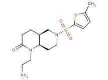 rel-(4aS,8aR)-1-(2-aminoethyl)-6-[(5-methyl-2-thienyl)sulfonyl]octahydro-1,6-naphthyridin-2(1H)-one hydrochloride
