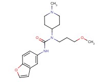 N'-1-benzofuran-5-yl-N-(3-methoxypropyl)-N-(1-methyl-4-piperidinyl)urea