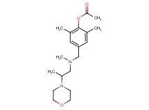 2,6-dimethyl-4-{[methyl(2-morpholin-4-ylpropyl)amino]methyl}phenyl acetate