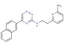 N-[2-(6-methyl-2-pyridinyl)ethyl]-5-(2-naphthyl)-1,2,4-triazin-3-amine