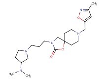 3-{3-[3-(dimethylamino)pyrrolidin-1-yl]propyl}-8-[(3-methylisoxazol-5-yl)methyl]-1-oxa-3,8-diazaspiro[4.5]decan-2-one