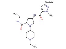 (4S)-N-ethyl-1-(1-ethylpiperidin-4-yl)-4-{[(1-methyl-1H-pyrazol-5-yl)carbonyl]amino}-L-prolinamide