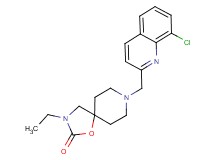 8-[(8-chloroquinolin-2-yl)methyl]-3-ethyl-1-oxa-3,8-diazaspiro[4.5]decan-2-one