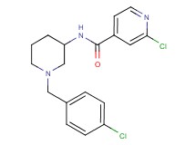2-chloro-N-[1-(4-chlorobenzyl)-3-piperidinyl]isonicotinamide