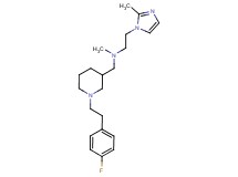 ({1-[2-(4-fluorophenyl)ethyl]piperidin-3-yl}methyl)methyl[2-(2-methyl-1H-imidazol-1-yl)ethyl]amine