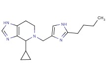 5-[(2-butyl-1H-imidazol-4-yl)methyl]-4-cyclopropyl-4,5,6,7-tetrahydro-1H-imidazo[4,5-c]pyridine