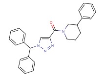 1-{[1-(diphenylmethyl)-1H-1,2,3-triazol-4-yl]carbonyl}-3-phenylpiperidine